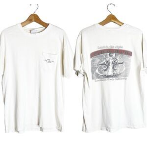 Vintage 90s L Large Lambda Chi Alpha T-Shirt LSU Cochon De Lait 1997